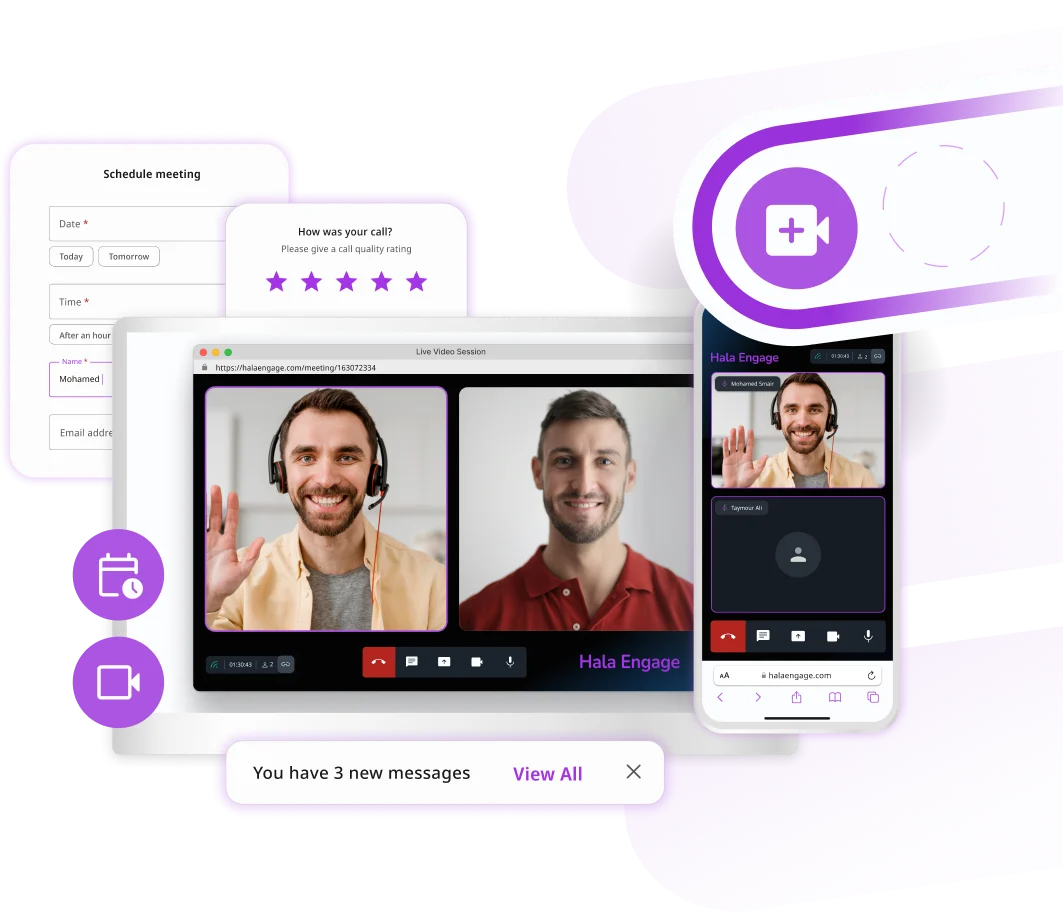 Live video call online service